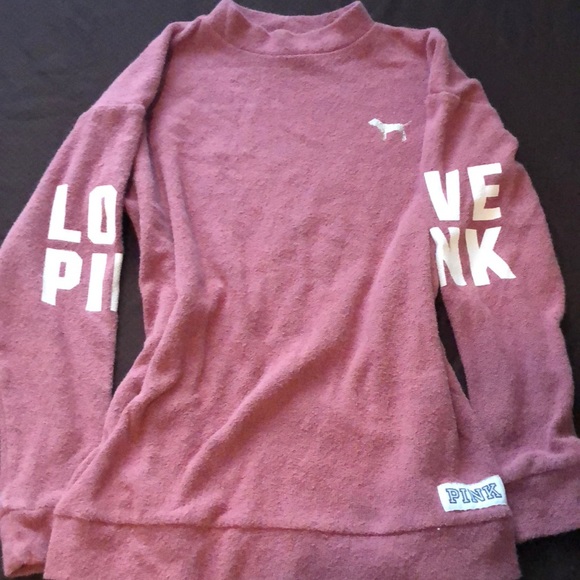PINK Victoria's Secret Tops - Victoria’s Secret PINK terry cloth shirt